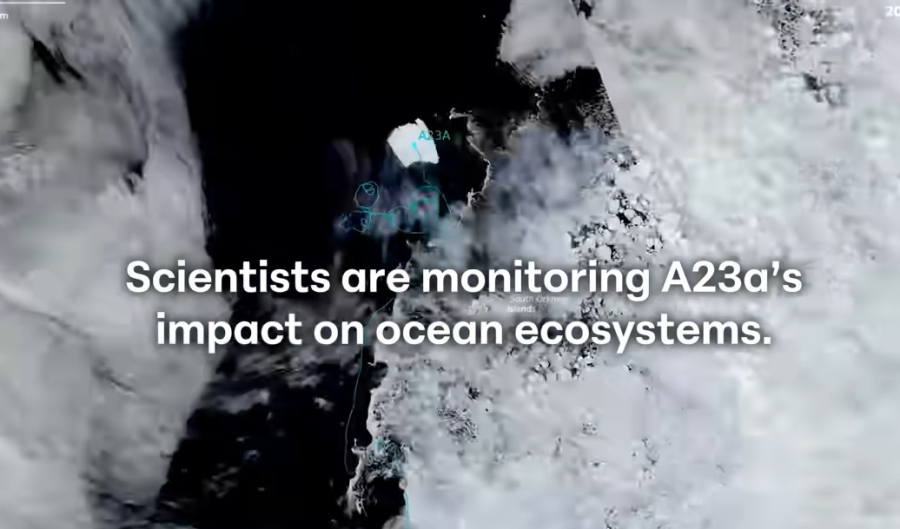 Το μεγαλύτερο παγόβουνο του κόσμου... κινείται ξανά (Βίντεο)