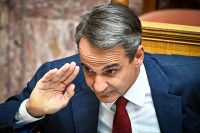 Στελέχη της ΝΔ και της ΟΝΝΕΔ είδε ο Κυριάκος Μητσοτάκης στο Στρασβούργο