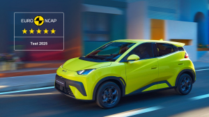 Το BYD DOLPHIN SURF απέσπασε τη μέγιστη βαθμολογία ασφάλειας από τον Euro NCAP