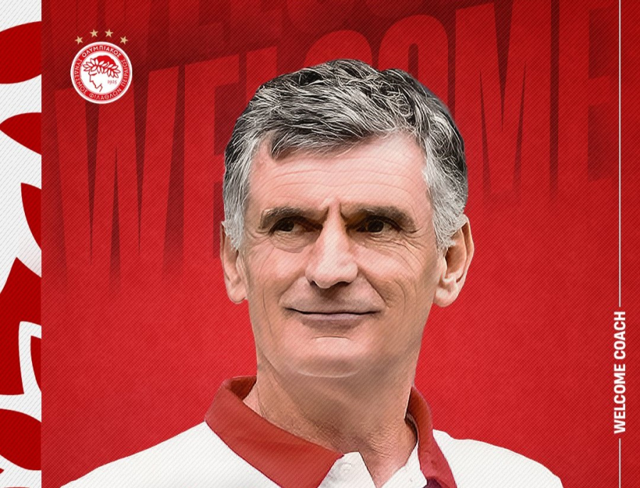 Ανακοινώθηκε ο νέος προπονητής του Ολυμπιακού