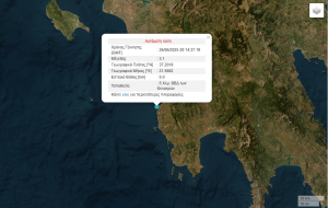 Σεισμός τώρα στα Φιλιατρά