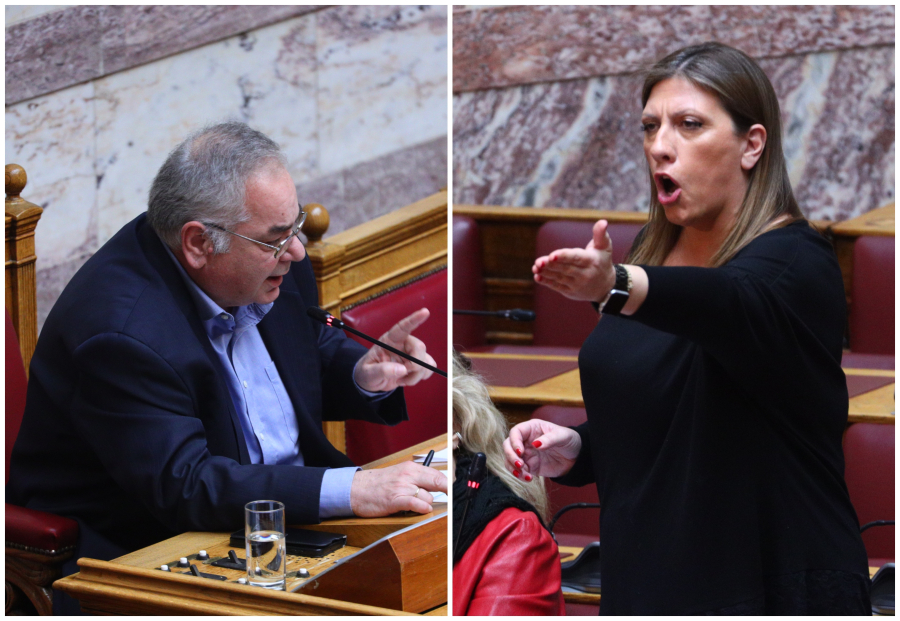 «Χοντρό» επεισόδιο Κωνσταντοπούλου - Λαμπρούλη στη Βουλή για το «μπάζωμα» στα Τέμπη