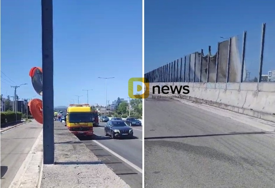 Φωτιά τώρα σε όχημα στην εθνική οδό, στο ύψος της Κηφισιάς