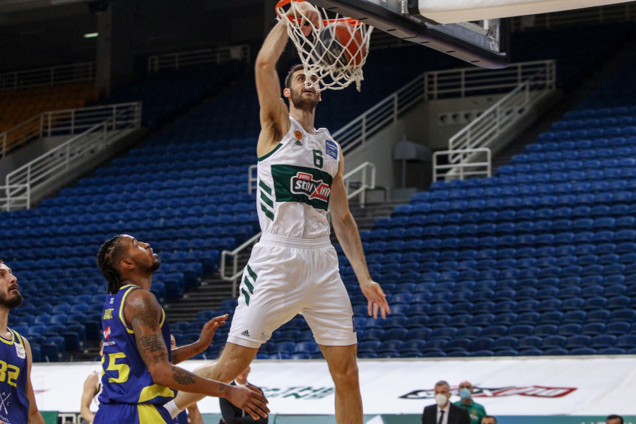 Παναθηναϊκός: Σάρωσε το Λαύριο με 100-72 στον πρώτο τελικό για τον τίτλο της Basket League