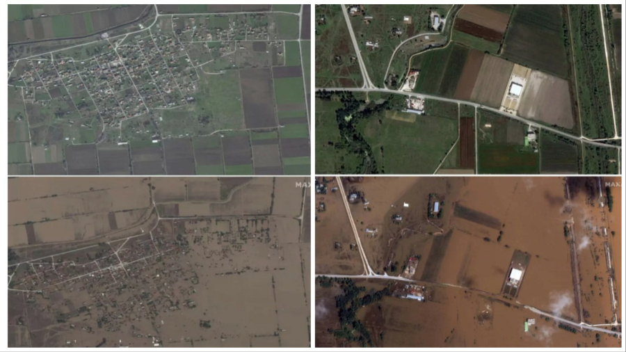 Ο Θεσσαλικός Κάμπος «πέθανε» και έγινε τεράστια λασπολίμνη -Εικόνες και βίντεο γροθιά στο στομάχι