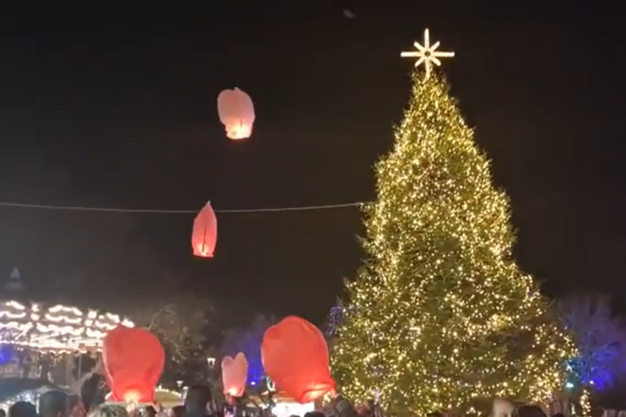 Γέμισε φαναράκια ο ουρανός της Θεσσαλονίκης (Βίντεο)
