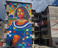 Ελ Σαλβαδόρ: Περισσότερα από 100.000 πλαστικά καπάκια περιλαμβάνει η ψηλότερη τοιχογραφία στον κόσμο (Βίντεο)