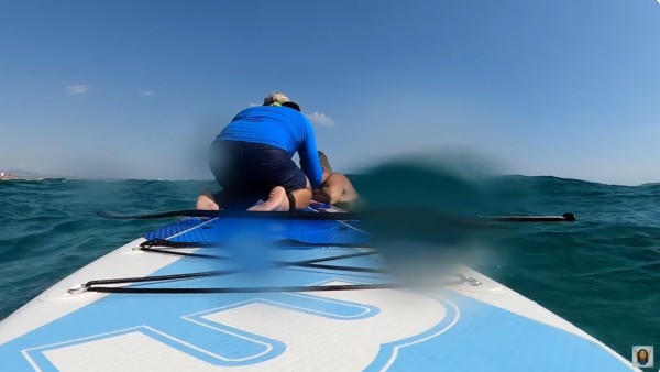 Θεσσαλονίκη: Έκανε Sup και έσωσε 3 ανθρώπους (Βίντεο)