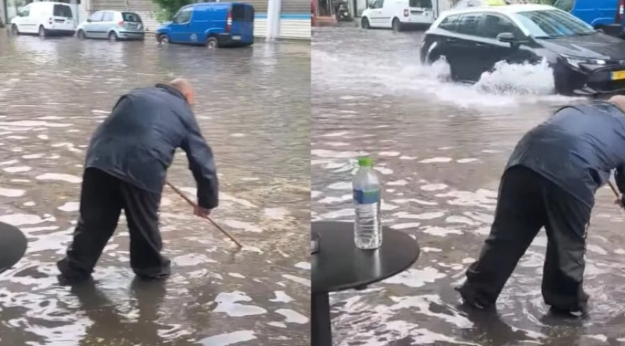 «Αγρίεψε» η κακοκαιρία στη Θεσσαλονίκη: Πλημμύρισαν δρόμοι, «έσκασαν» φρεάτια της ΕΥΑΘ