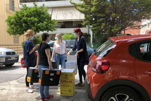 Κορονοϊός: Σχεδόν 90 δείγματα για εξέταση στο Δήμο Γαλατσίου (pics & vid)