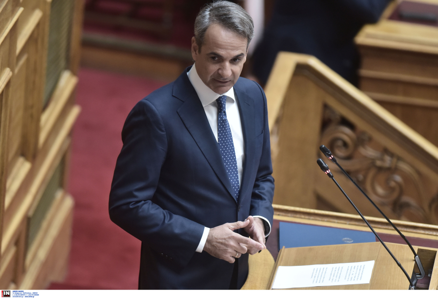 Live η ομιλία Μητσοτάκη στη Βουλή για την ανασυγκρότηση Θεσσαλίας και Έβρου