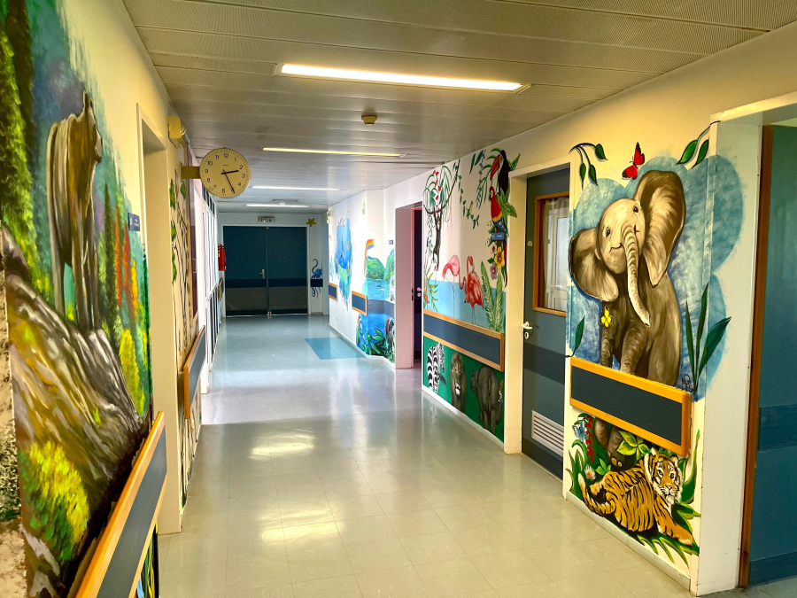 Μια... «ζωγραφιά» η παιδιατρική κλινική του γενικού νοσοκομείου Ξάνθης