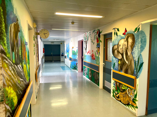 Μια... «ζωγραφιά» η παιδιατρική κλινική του γενικού νοσοκομείου Ξάνθης