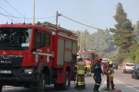 Χωρίς ενεργά μέτωπα οι φωτιές σε Σαμοθράκη και Θεσσαλονίκη