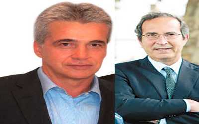 Οι κ. Γεράσιμος Σκλαβενίτης και Λεωνίδας Μαρινόπουλος