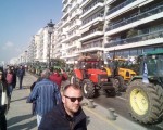 Τρακτέρ «κατέκλυσαν» το κέντρο της Θεσσαλονίκης