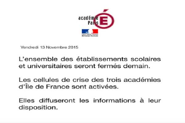 Μέχρι πότε θα μείνουν κλειστά τα σχολεία και τα Πανεπιστήμια στο Παρίσι