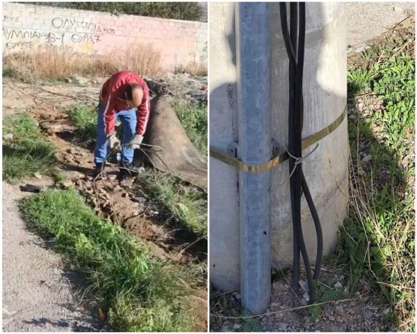 Ρευματοκλοπή τεραστίων διαστάσεων σε καταυλισμό Ρομά στον Ασπρόπυργο: Υπόγεια καλωδίωση για να μην εντοπιστεί