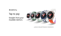 Η Huawei φέρνει ανέπαφες πληρωμές στα Smartwatches της με το Curve Pay
