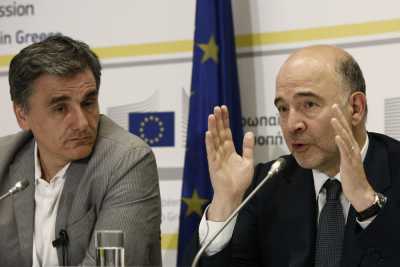 «Πόρτα» Μοσκοβισί για χαλάρωση πλεονασμάτων και capital controls