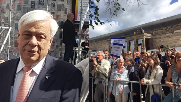 Οι κάτοικοι του Κάσελ τίμησαν με πλακάτ τα θύματα της σφαγής του Διστόμου