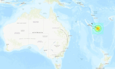 Ισχυρός σεισμός 7,7 Ρίχτερ νοτιοανατολικά της Νέας Καληδονίας – Προειδοποίηση για τσουνάμι