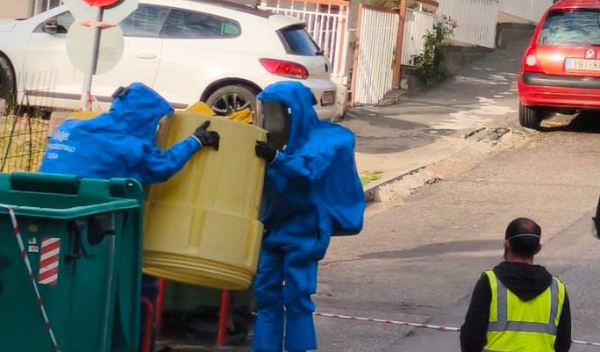 Άγιος Δημήτριος: Εντοπίστηκε δοχείο με επικίνδυνο υλικό σε κάδο απορριμμάτων