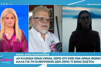 Νίκος Αποστολόπουλος για Κλαυδία: «Μου θυμίζει τη Μαρία την Άσχημη» (Βίντεο)