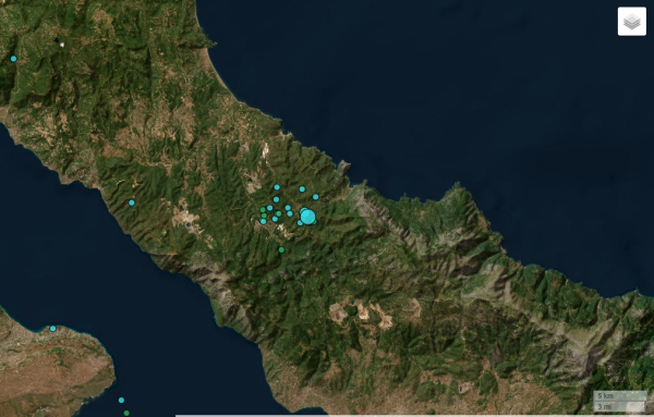 Νέος σεισμός τώρα στην Εύβοια