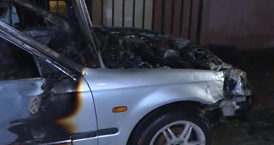 Έκρηξη στη Θεσσαλονίκη: Στις φλόγες «τυλίχτηκε» αυτοκίνητο