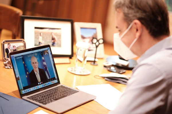 Τηλεδιάσκεψη Μητσοτάκη με τον επικεφαλής της UNICEF στην Ελλάδα