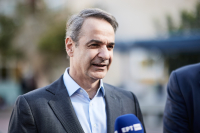 Επίσκεψη Μητσοτάκη στο Ειδικό Πειραματικό Δημοτικό Σχολείο Καισαριανής «Ρόζα Ιμβριώτη»