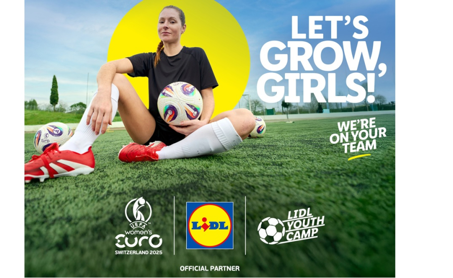 Η Lidl φέρνει το Lidl Youth Camp στο UEFA Women’s EURO 2025™