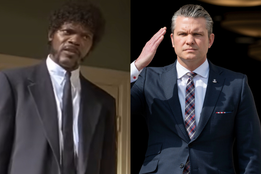 Ο Χέγκσεθ «έπαθε» Pulp Fiction - Απήγγειλε λέξη προς λέξη την fake προσευχή του Σάμιουελ Λ. Τζάκσον (Βίντεο)