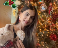 Σταματίνα Τσιμτσιλή: Στόλισε το χριστουγεννιάτικο δέντρο στο σπίτι της