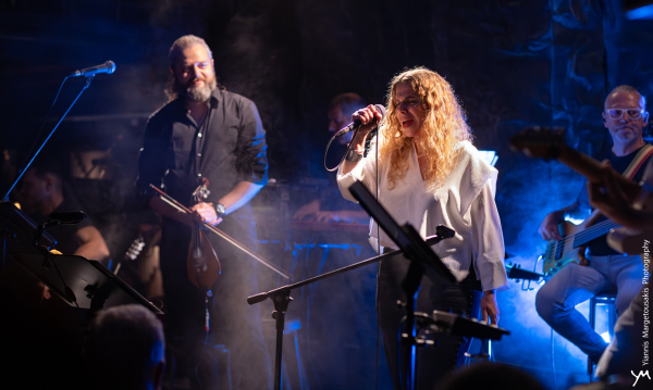 Ο Γιώργος Νικηφόρου Ζερβάκης και η Βιολέτα Ίκαρη στο Block 33