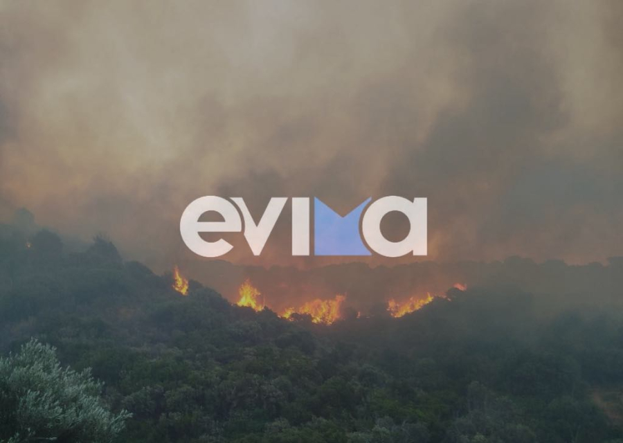 Φωτιά τώρα στην Εύβοια: Εκκενώθηκε ξενοδοχείο, μήνυμα 112 στους κατοίκους