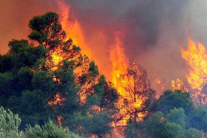 Κατασβέστηκε η φωτιά στην Περαχώρα Λουτρακίου