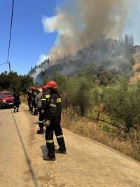 Φωτιά τώρα στην Αιγιαλεία, ήχησε «112» (video)