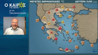 Σάκης Αρναούτογλου: Με σοβαρές ζέστες καλοκαιριού ο καιρός σήμερα
