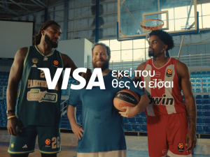 Νέα τηλεοπτική καμπάνια της Visa και της EuroLeague με την υπογραφή της Publicis Greece