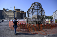 Κάηκε η «Αφροδίτη των κουρελιών» στη Νάπολη - Λουλούδια και σημειώματα στα αποκαΐδια του γλυπτού
