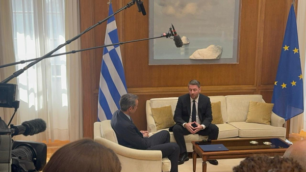 Συνάντηση Μητσοτάκη - Ανδρουλάκη: Οι πρώτες δηλώσεις και η «ώρα ΠΑΣΟΚ»