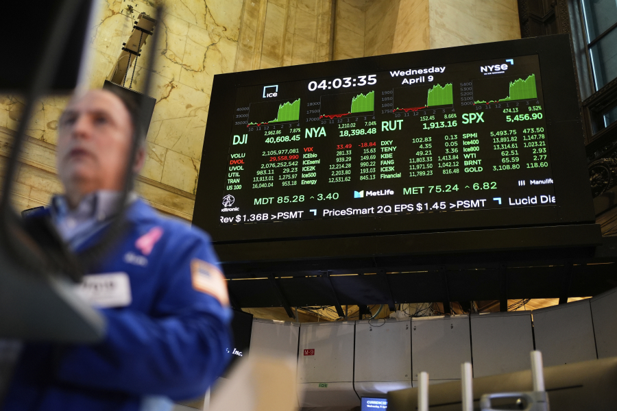 Πρωτοφανές ράλι στην Wall Street μετά το «πάγωμα» των δασμών, «ανακούφιση» στις ασιατικές αγορές