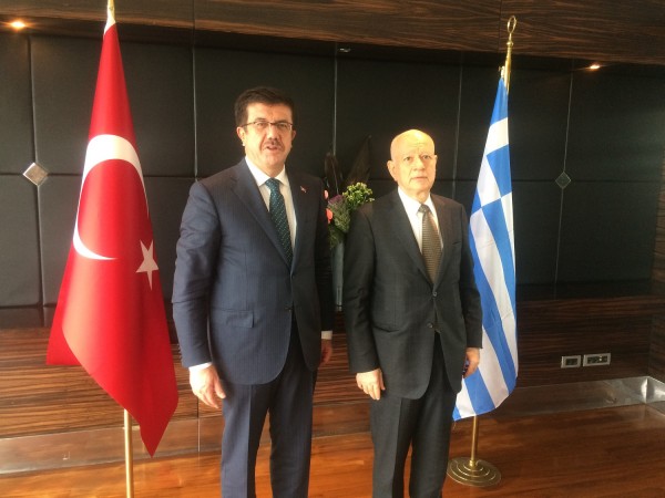 Παπαδημητρίου: Αμοιβαία επωφελής η ενίσχυση των οικονομικών σχέσεων Ελλάδας και Τουρκίας