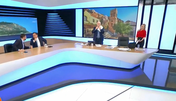 Άναψαν τα αίματα ανάμεσα σε Γεωργιάδη -Ζαχαριάδη, με σφύριγμα σταμάτησε τον καυγά ο Παπαδάκης (βίντεο)