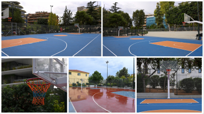 Δήμος Αθηναίων: Ολοκληρώθηκαν οι εργασίες ανακαίνισης 9 γηπέδων μπάσκετ
