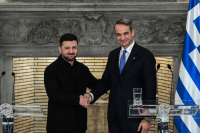 Μητσοτάκης σε Ζελένσκι: Το απαραβίαστο των συνόρων είναι αδιαπραγμάτευτο