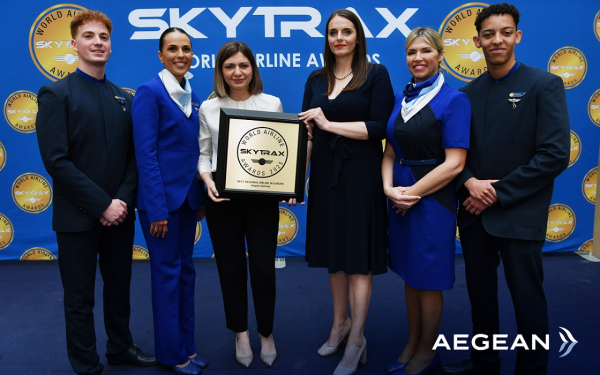 Η AEGEAN για 14η χρονιά «Καλύτερη Περιφερειακή Αεροπορική Εταιρεία στην Ευρώπη» στα Skytrax World Airline Awards 2025