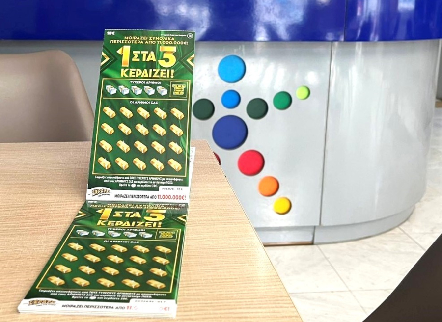 ΣΚΡΑΤΣ: Με μόλις 10 ευρώ κέρδισε 500.000 ευρώ στο «1 στα 3 κερδίζει!»